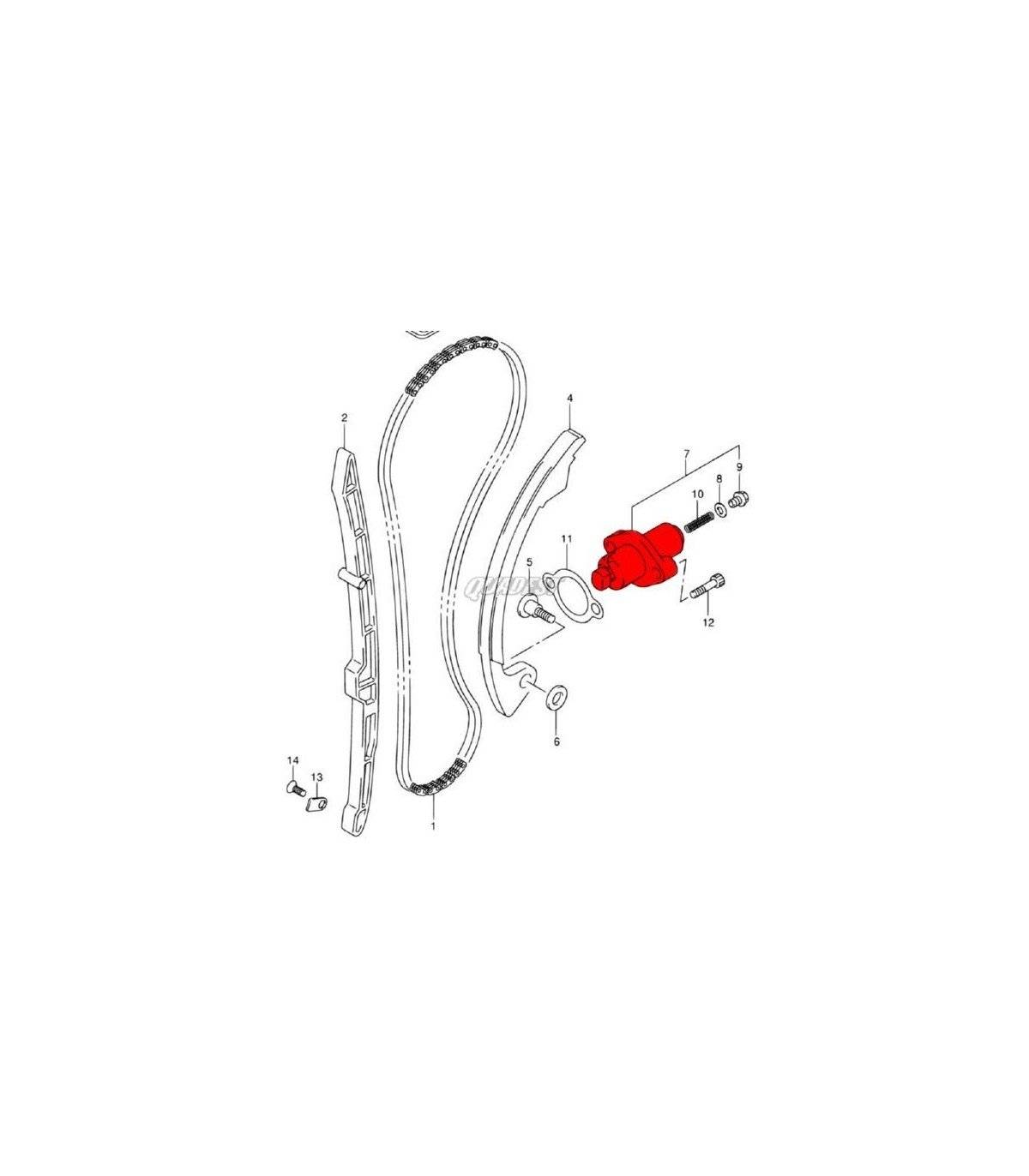 Tensor Cadena Distribuci N Original Suzuki Ltz Autom Tico